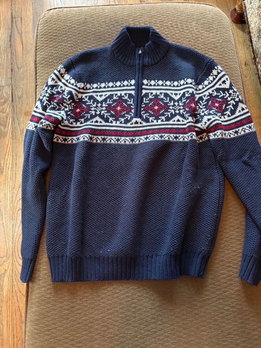 Chaps 1/4 zip Winter Sweater